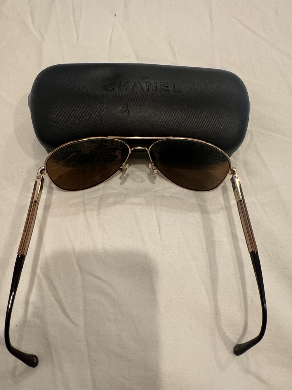 CHANEL Sunglasses Collection Miroir Gold Vintage - Picture 5 of 7